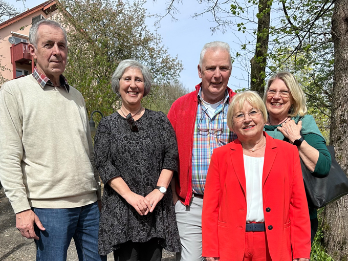 v. l. n. r. Josef Hyhs, Maria Ramos, Heinz Löbert, Dorothea Keicher, Cornelia Abrahamsberg, Astrid Hasche fehlt auf dem Bild.