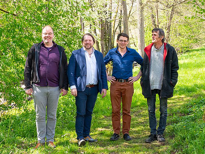 Neuer geschäftsführender Vorstand 2026  v.l.n.r.: Markus Fischer, Tobias Raedler, Manuel Ibn Salem, Christian Bachmann.